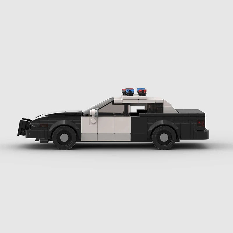 1993 Intercept Police Cars MOC Vehicle SWAT Patrol Building Blocks City Speed Champions Crown Victoria Model Technique Kids Toys