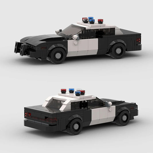 1993 Intercept Police Cars MOC Vehicle SWAT Patrol Building Blocks City Speed Champions Crown Victoria Model Technique Kids Toys