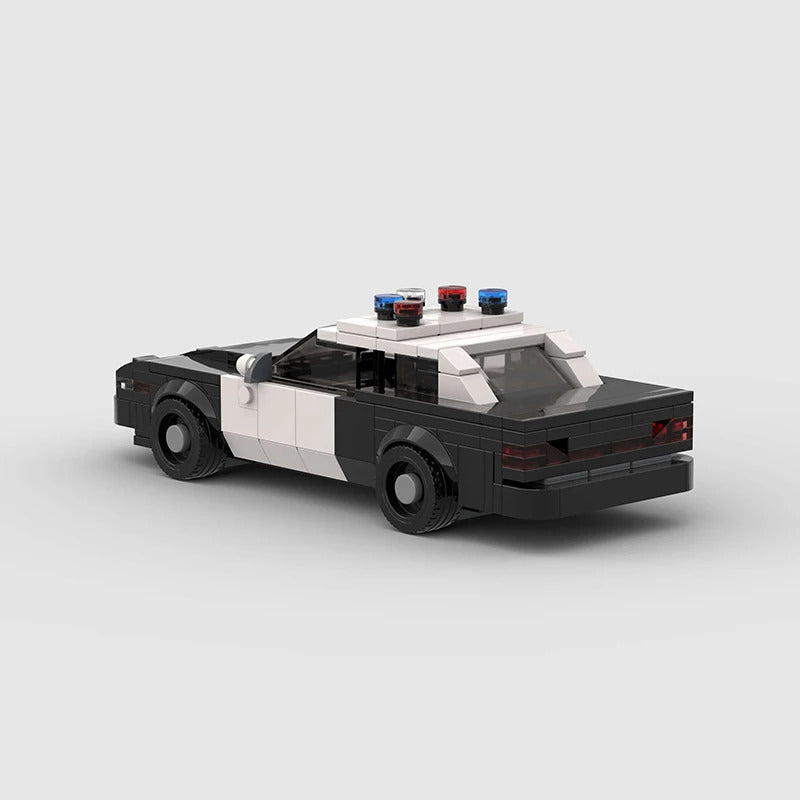 1993 Intercept Police Cars MOC Vehicle SWAT Patrol Building Blocks City Speed Champions Crown Victoria Model Technique Kids Toys