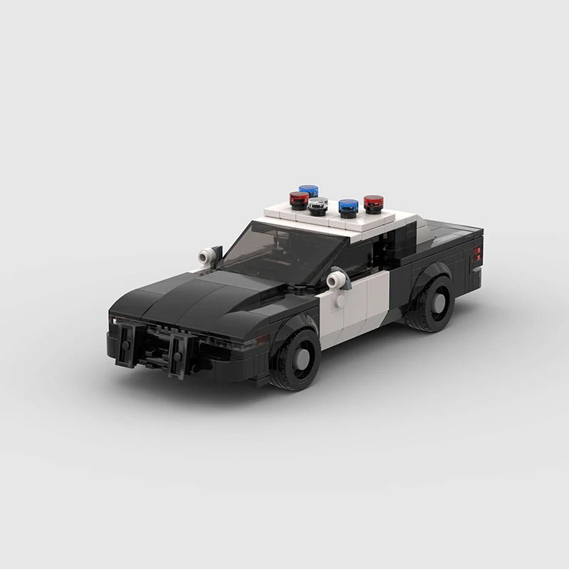 1993 Intercept Police Cars MOC Vehicle SWAT Patrol Building Blocks City Speed Champions Crown Victoria Model Technique Kids Toys