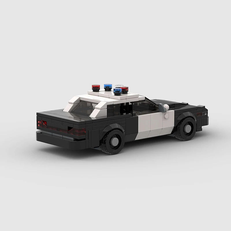 1993 Intercept Police Cars MOC Vehicle SWAT Patrol Building Blocks City Speed Champions Crown Victoria Model Technique Kids Toys